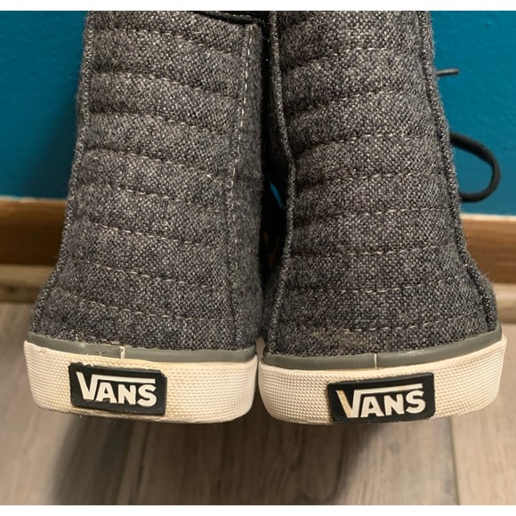 Vans Hadley Skateboarding Women's Size 6.5 Hi-Tops Gray Fashion Sneakers - Picture 7 of 11